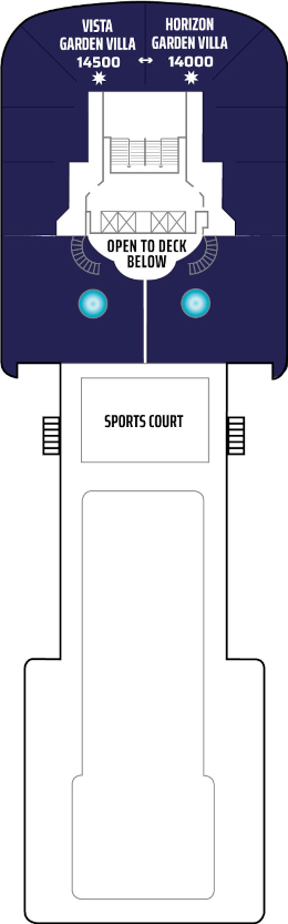 Norwegian Dawn Deck Fourteen Deck Plan