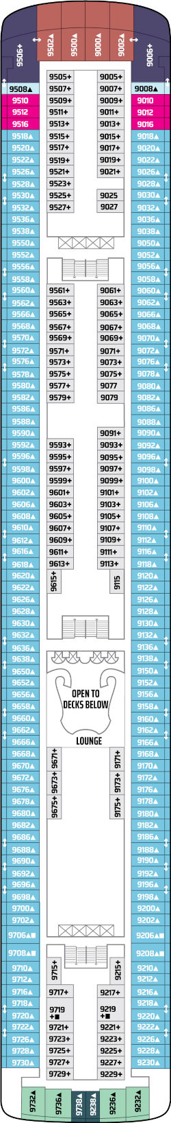 Norwegian Dawn Deck Nine Deck Plan