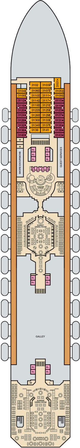 Carnival Sunshine Cruise Ship 2020 2021 And 2022 Carnival Sunshine   882061 D3 1 