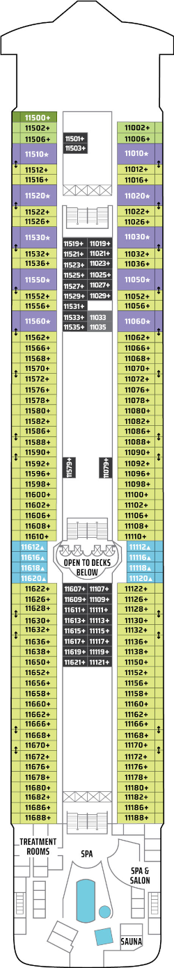 Norwegian Star Deck Eleven Deck Plan