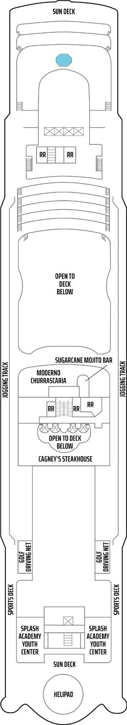 Norwegian Star Deck Thirteen Deck Plan