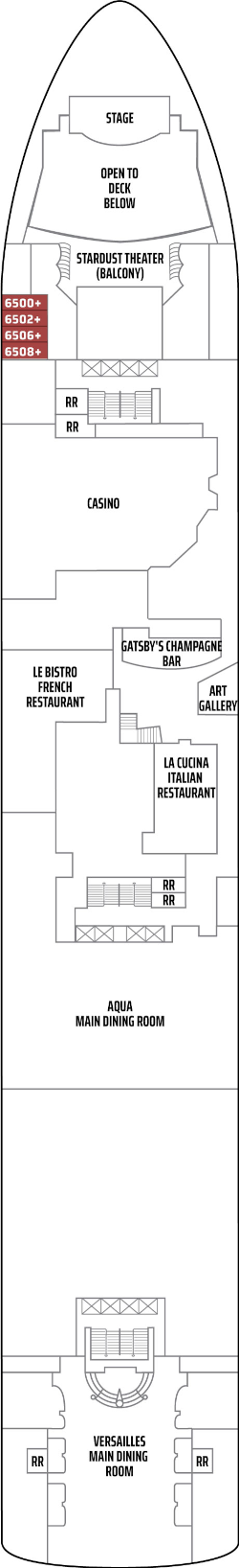 Norwegian Star Deck Six Deck Plan