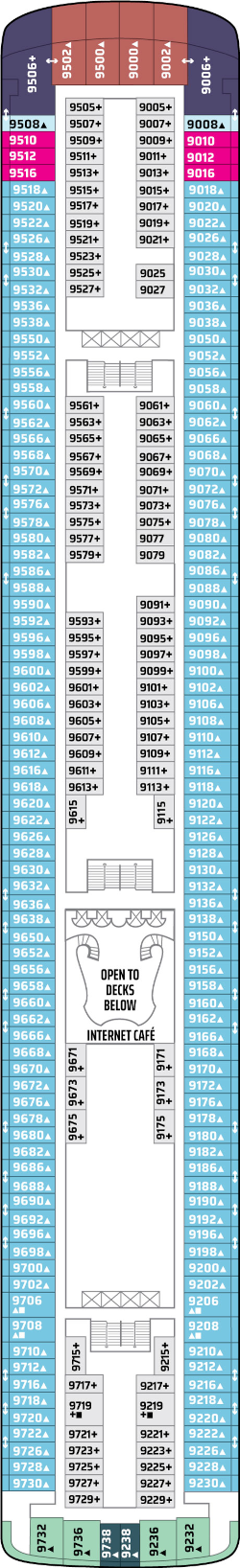 Norwegian Star Deck Nine Deck Plan